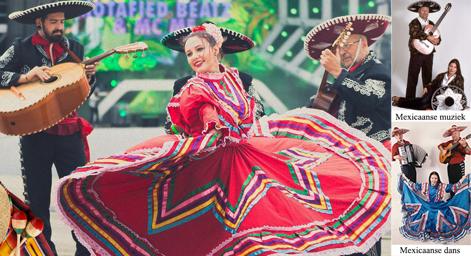 Kleurrijke Mexicaanse danseressen
