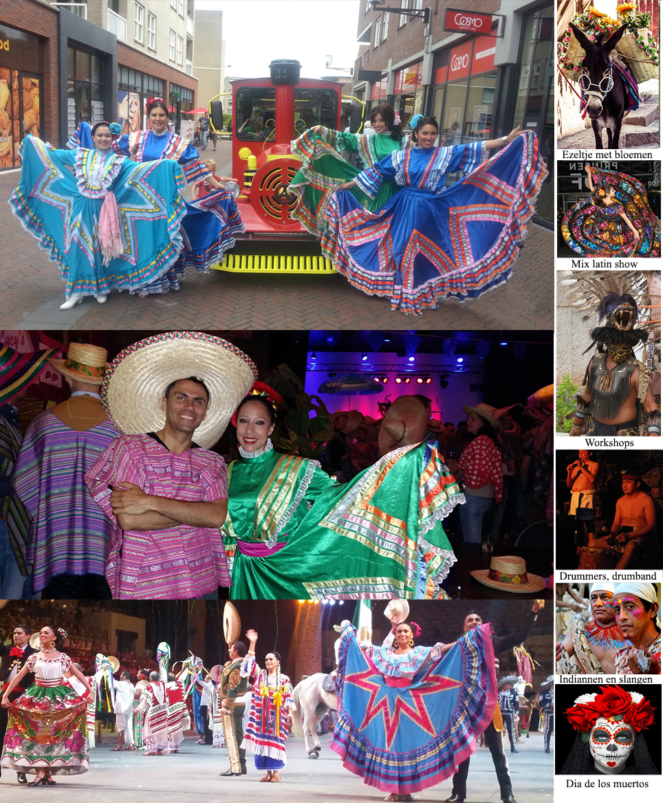 Mexicaanse danseressen voor avondvullende optredens